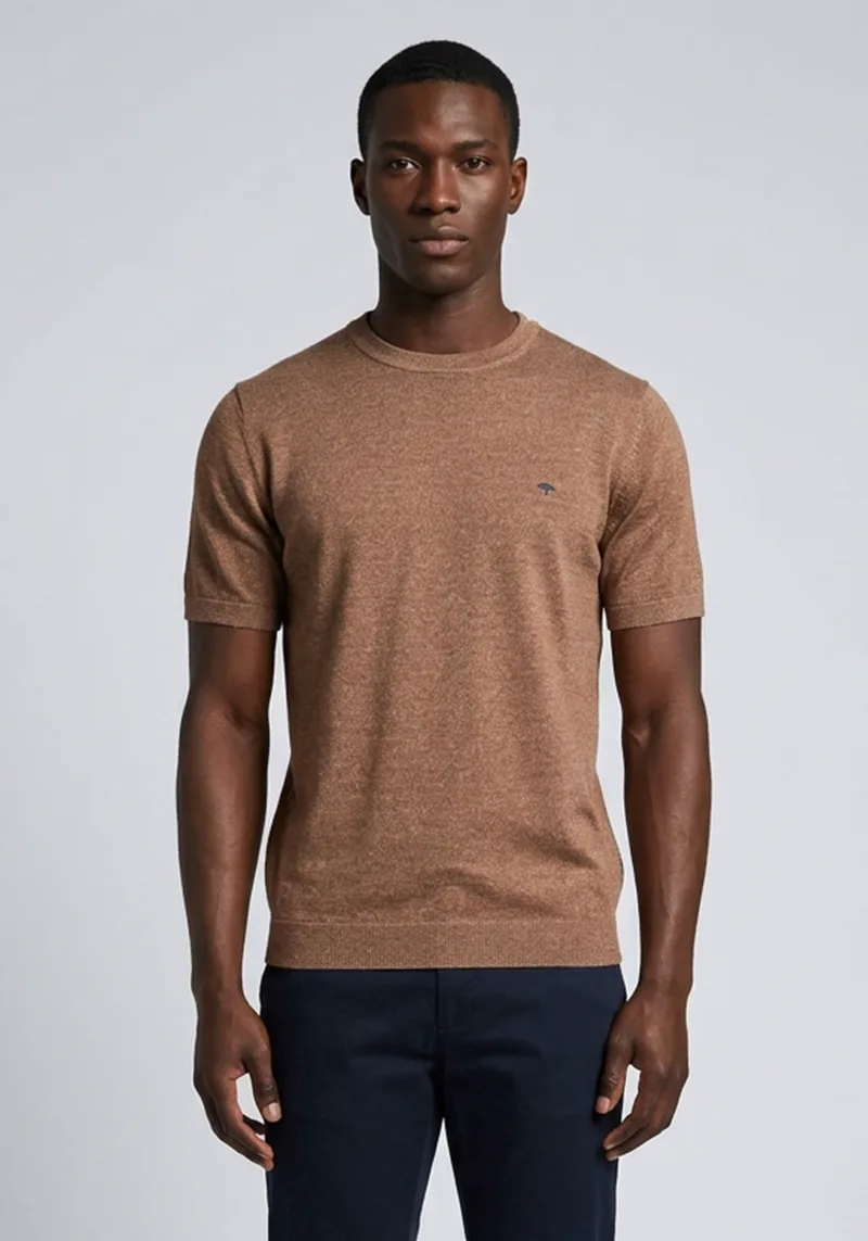 Fynch Hatton Μπλούζα O Neck - 1603 701 213 Affogato