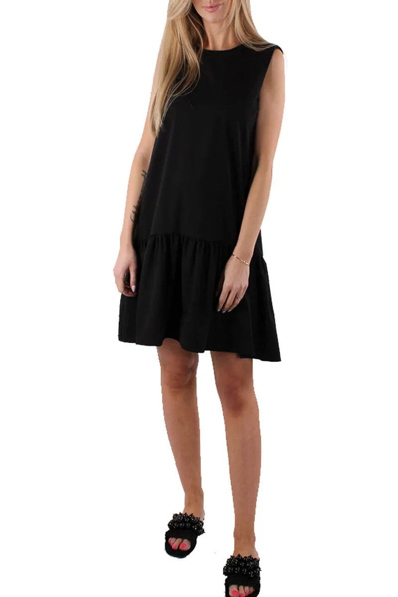 Φόρεμα Silvian Heach Hank PGP22056VE-BLACK Γυναικείο