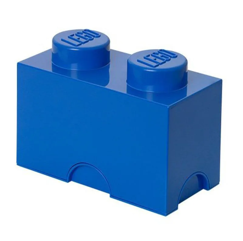 Κουτί παιδικό αποθήκευσης μπλε Lego - Storage Brick 2 Bleu