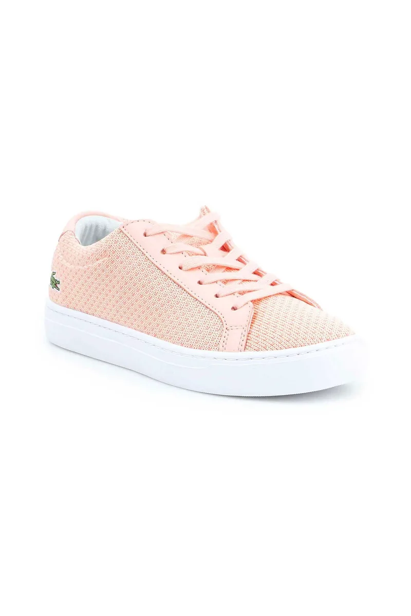 Lacoste γυναικεία sneakers μονόχρωμα με κεντημένη λεπτομέρεια πίσω "L.12.12" - 35CAW0012PO9 Πορτοκαλί
