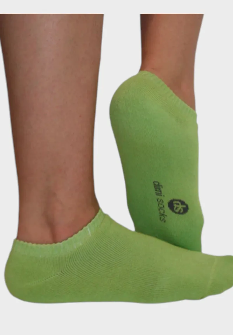 Αθλητικά Σοσόνια Dimi Socks Βαμβακερά Πετσετέ Λαχανί DS1007-4-Λαχανί