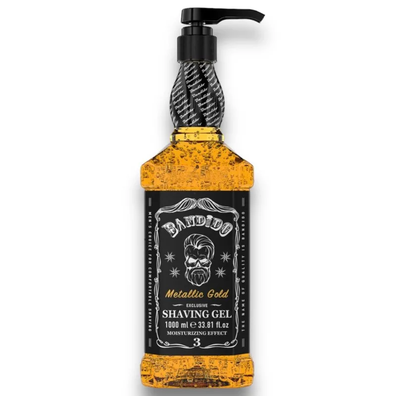Bandido shaving gel 1000 ml metallic gold