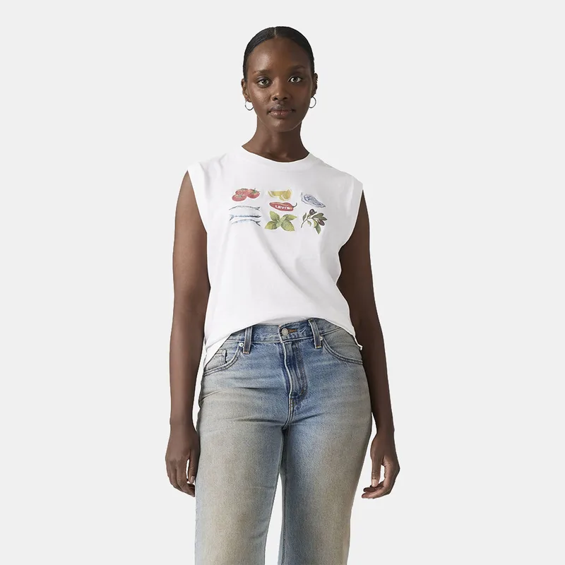 Levi's W Gr Boxy Tank Whites (9000256246_90598)
