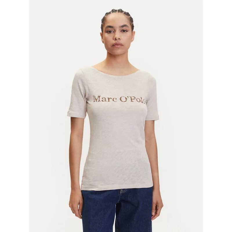 Marc O'Polo T-Shirt 504 2261 51231 Μπεζ Regular Fit