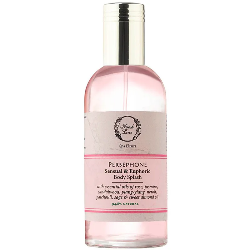 Fresh Line Spa Elixirs Persephone Sensual & Euphoric Body Splash Αρωματικό Mist Σώματος Περσεφόνη με Αιθέρια 'Ελαια από Τριαντάφυλλο, Γιασεμί & Υλάνγκ-Υλάνγκ για Αισθησιασμό & Ευφορία 100ml