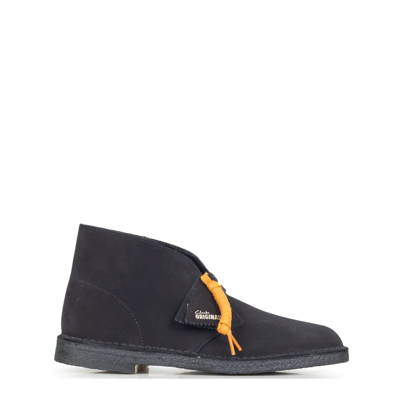 Μπότες - Μποτάκια ανδρικές Clarks Μαύρο 26155480 Desert Boot 261