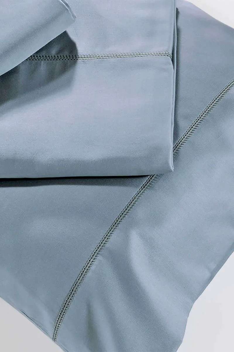 DOWN TOWN Home κατωσένοτο ημίδιπλο με λάστιχο "250/7 Grey Metal" 125 x 205 + 40 cm - 24-0017