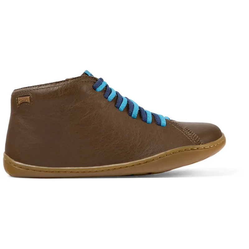 CAMPER Peu - Μπότες Για Κορίτσια - Καφέ, Μέγεθος 31, Smooth leather