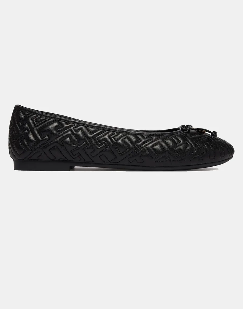 TOMMY HILFIGER TH QUILTED BALLERINA FW0FW09264-BDS Black