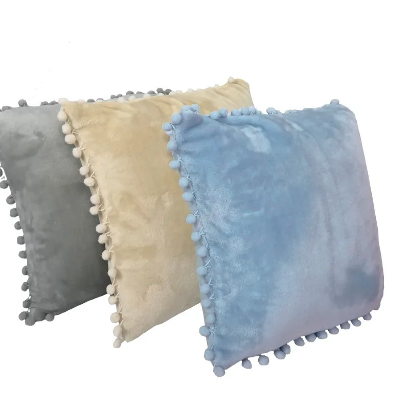 Μαξιλάρι Διακόσμησης Fleece Makis Tselios Pommy Μπεζ 43x43