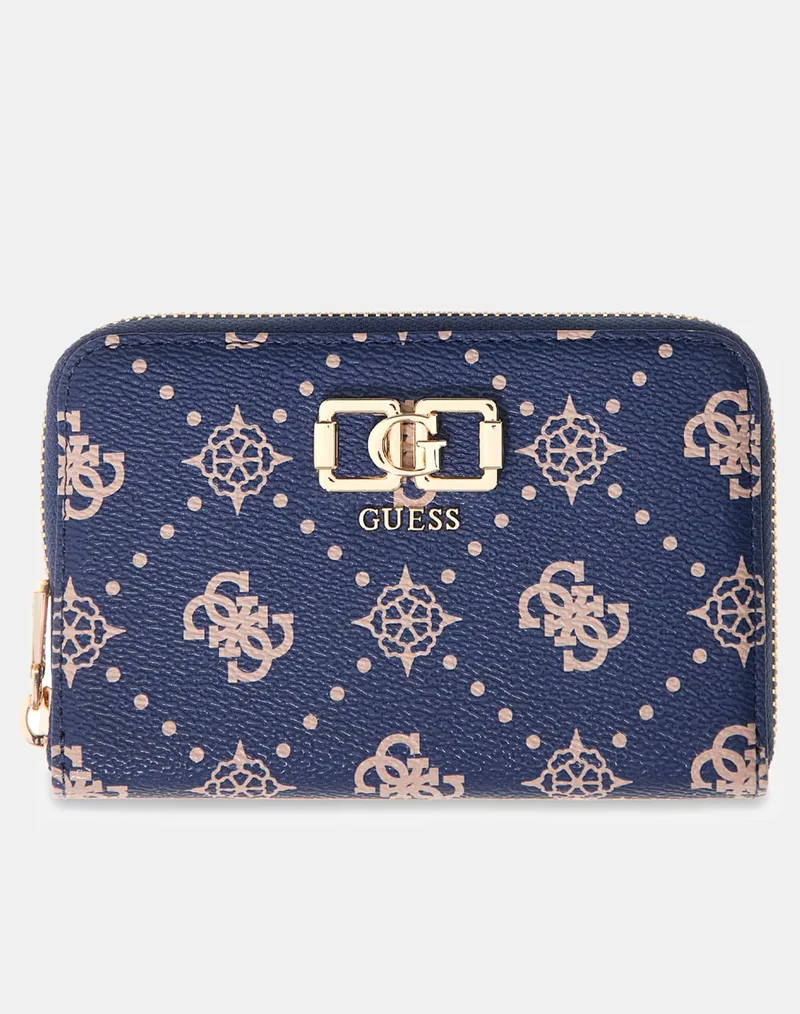 GUESS EMELIE LOGO SLG MED ZIP AROUND ΑΞΕΣΟΥΑΡ ΓΥΝΑΙΚΕΙΟ SWGP9928140-NLO NavyBlue