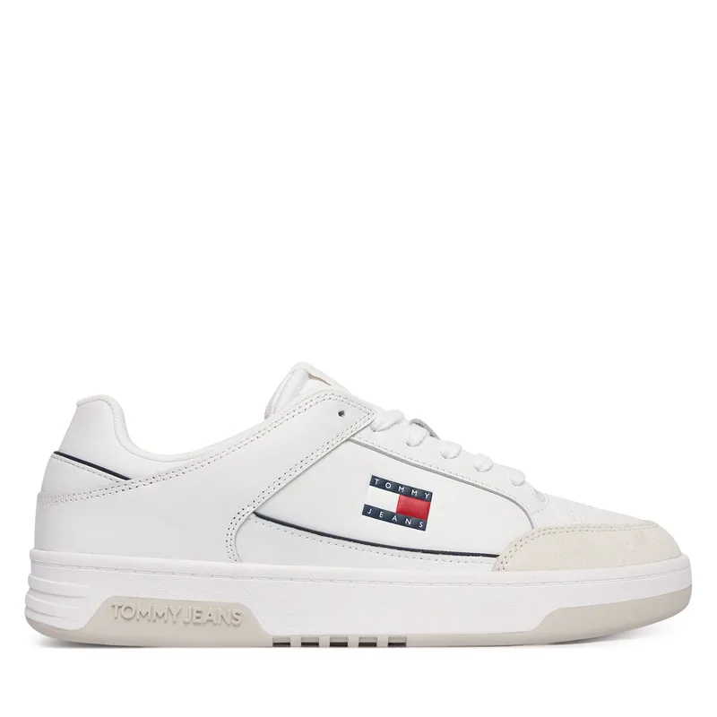 Αθλητικά Tommy Jeans Tjm Cupsole Leather EM0EM01660 Λευκό