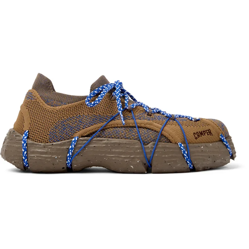 CAMPER Roku - Sneakers Για Ανδρικα - Καφέ,Μπλε, Μέγεθος 42, Cotton fabric