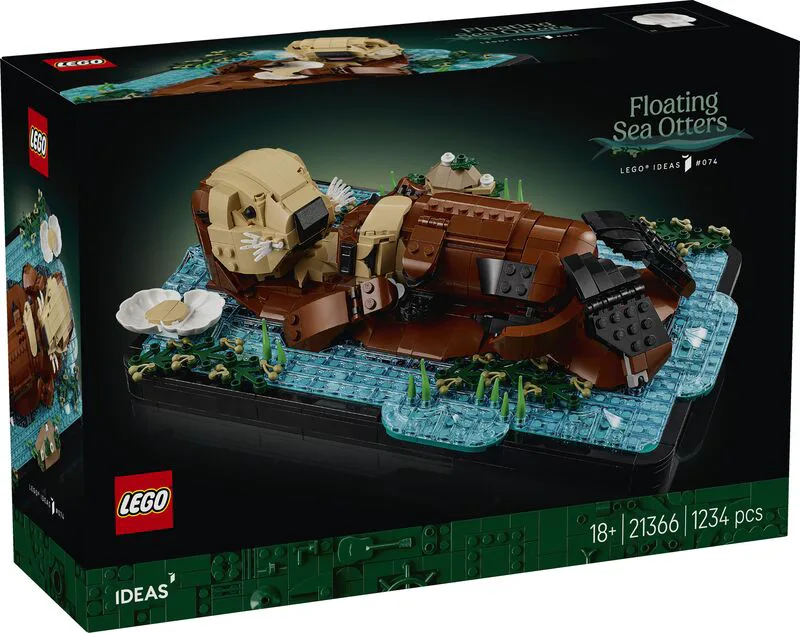 LEGO® Ideas Floating Sea Otters (21366)