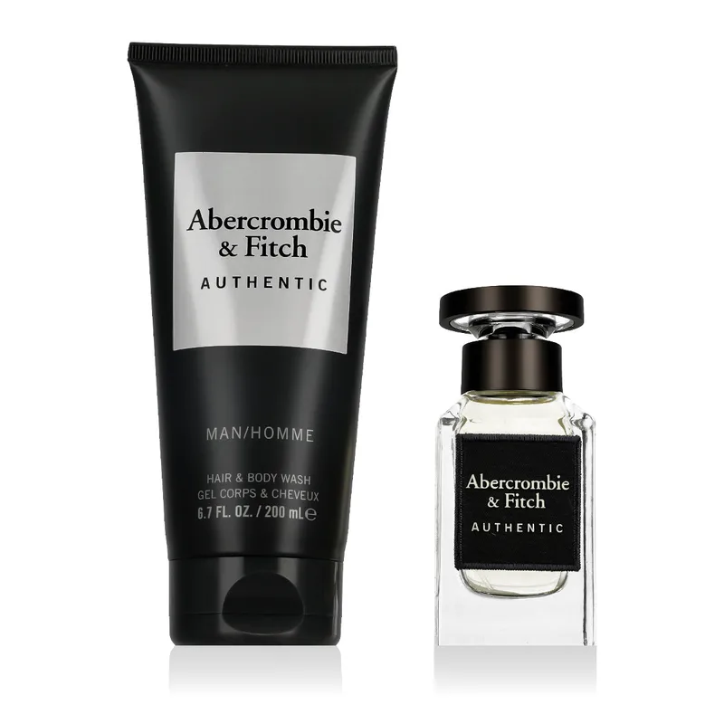 Abercrombie & Fitch Authentic Man EDT 50 ml + SG for Body & Hair 200 ml (man) 1 pcs