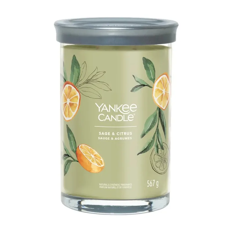 Yankee Candle Sage & Citrus Tumbler Candle Signature ( sage and citrus ) - 567.0 g