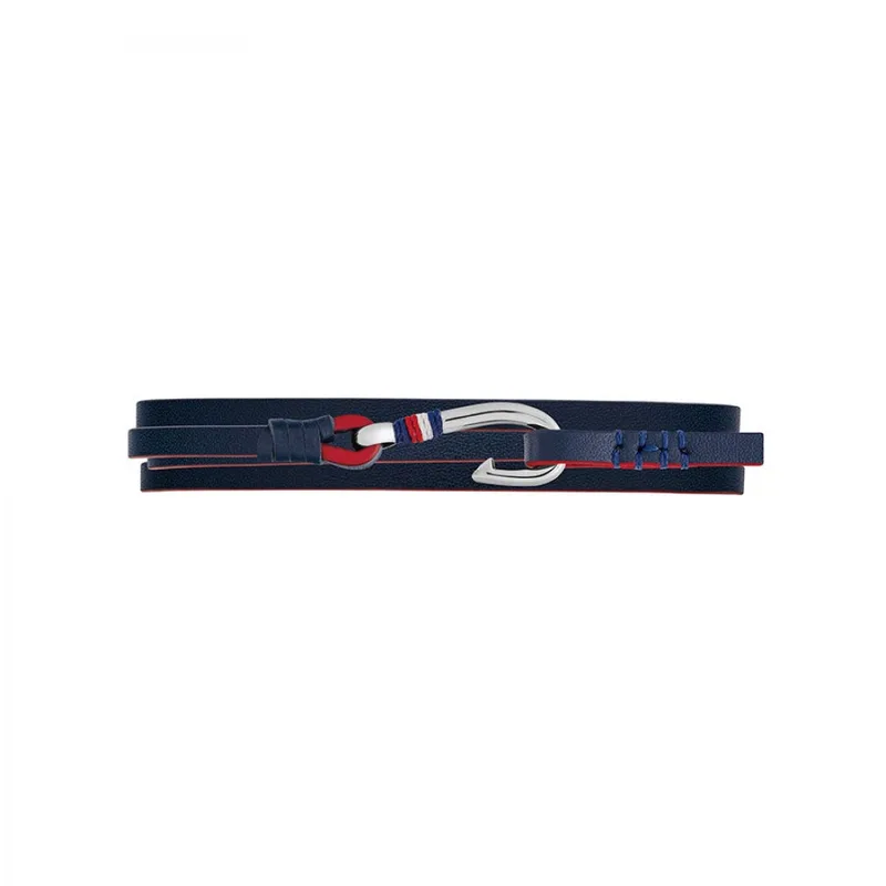 TOMMY HILFIGER Αντρικό Δερμάτινο Βραχιόλι με Ατσάλι 2790190S