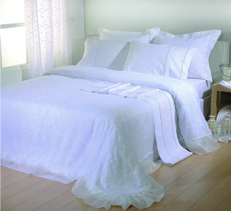 Σετ νυφικά σεντόνια 1015 WHITE, VIOPROS