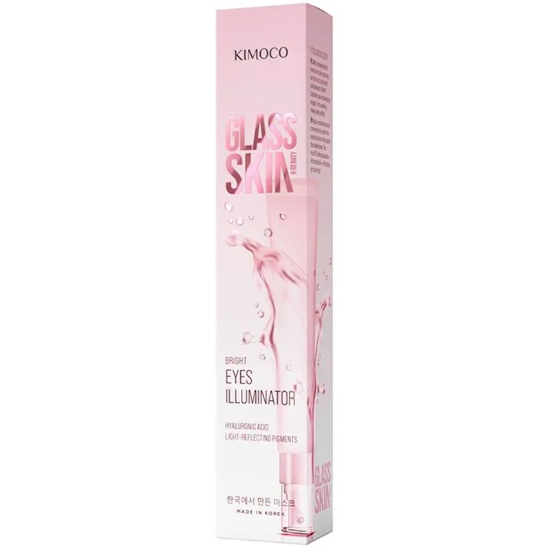 Kimoco Glass Skin Brightening & Moisturizing Eye Cream Κρέμα Ματιών για Άμεση Θρέψη & Λάμψη με Υαλουρονικό Οξύ & Χρωστικές Αντανάκλασης Φωτός 15ml