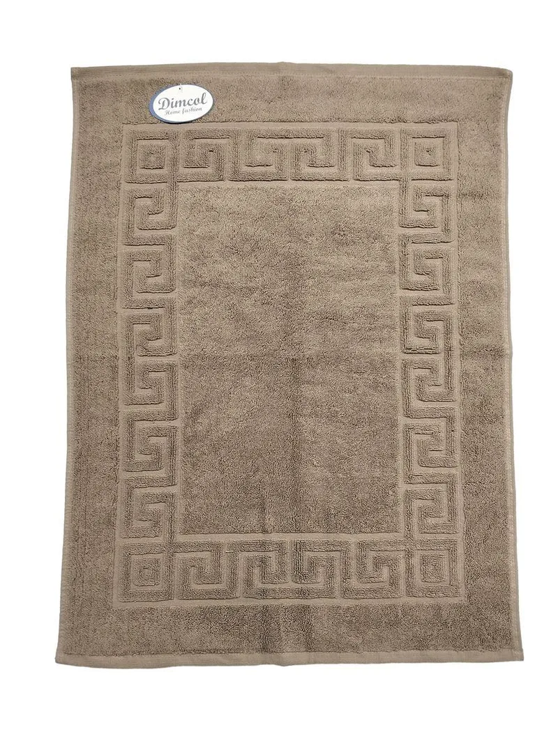 Ξενοδοχειακό Πατάκι Μπάνιου 700 Gr/M² Jacquard Μαίανδρος 50X70 Μπεζ