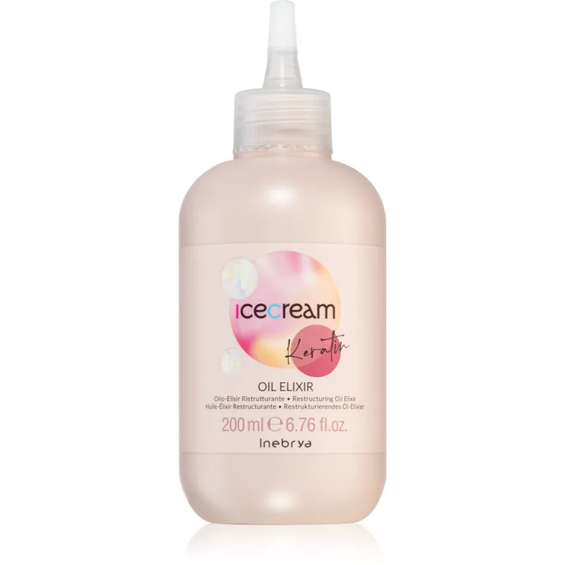 Inebrya Keratin αναδιαρθρωτικό λάδι με κερατίνη 200 ml