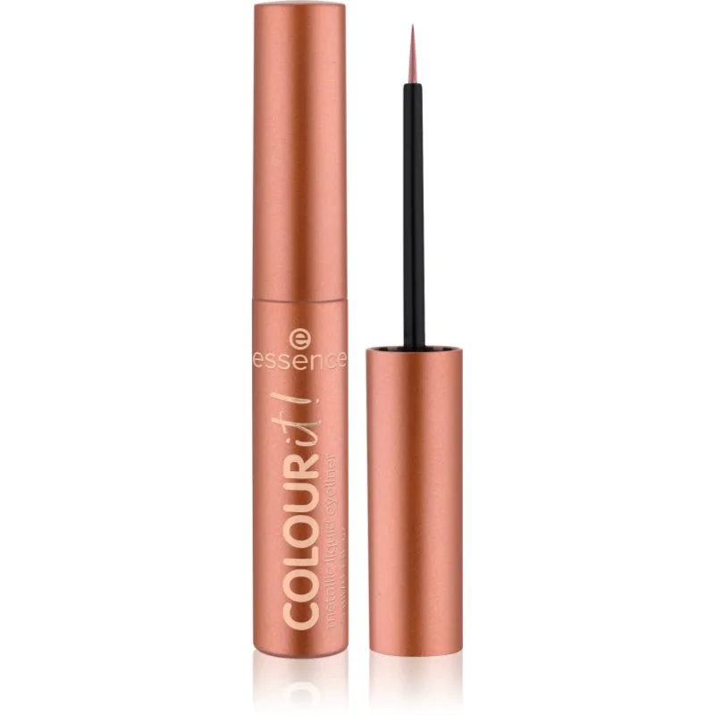 essence COLOUR it! μεταλλικό λάινερ ματιών απόχρωση 01 Burnished Bronze 3 ml