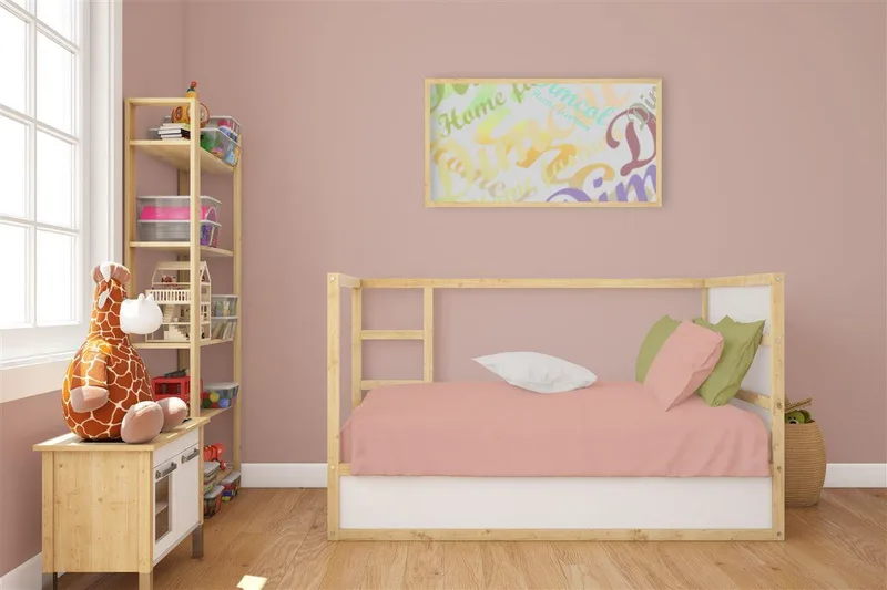 Σετ Σεντόνια Κούνιας 3 Τεμαχίων Dimcol Solid 503 120x160 Dusty Rose