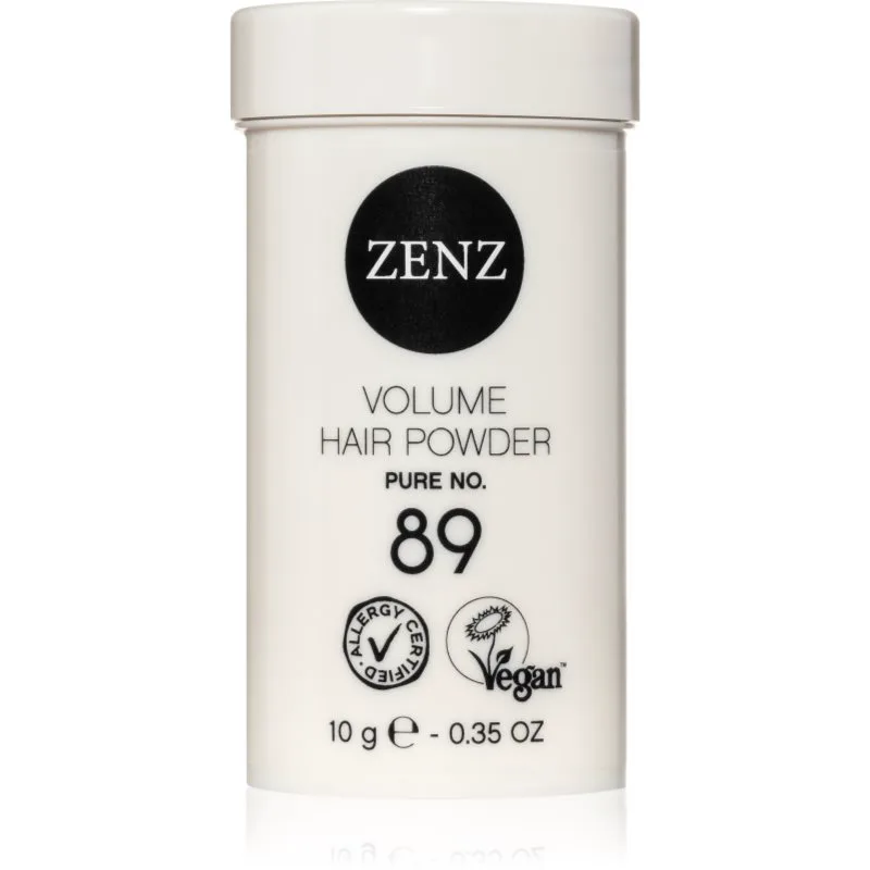 ZENZ Organic Pure No. 89 ξηρό σαμπουάν σε σκόνη 10 γρ