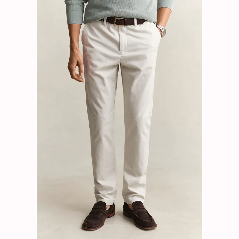Gant Ανδρικό Slim Fit Classic Chino Παντελόνι 1501000-214 Αμμου