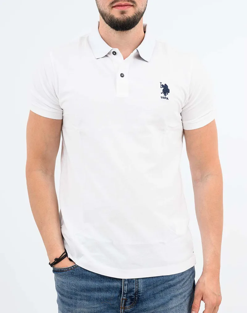 US POLO ASSN FLYN 000272 CBP5 PACK OF 50 POLO SS ΑΝΔΡΙΚΟ US43197004P50-100 White