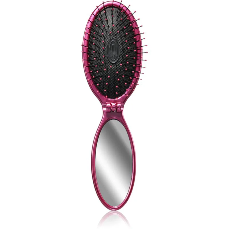 Wet Brush Pop and Go Detangler Ροζ χτένα για τα μαλλιά με καθρέπτη 1 τμχ