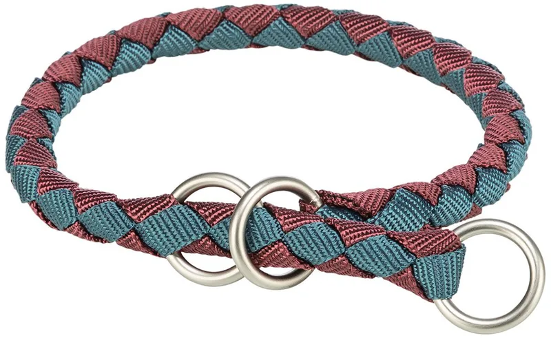 ΚΟΛΑΡΟ TRIXIE CAVO SEMI-CHOKE SANGRIA PETROL (39-45CM / 12MM)