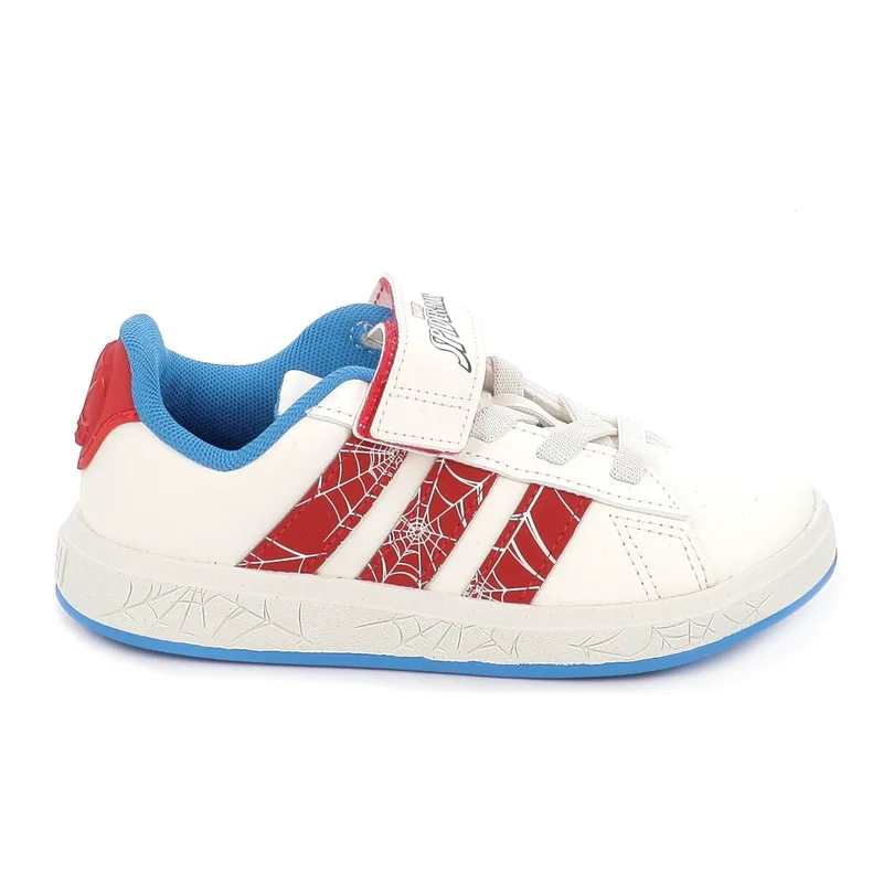 Παιδικό Αθλητικό Παπούτσι για Αγόρι Adidas Grand Court Spider-man El K Χρώματος Λευκό JS0778