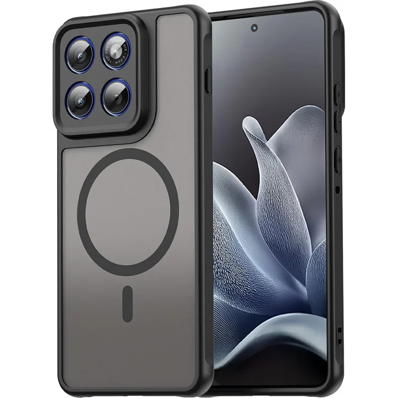 Θήκη Motorola Edge 70 Techsuit HaloFrost II MagSafe Σκληρή Ημιδιάφανη με MagSafe - Black (5949419348714)