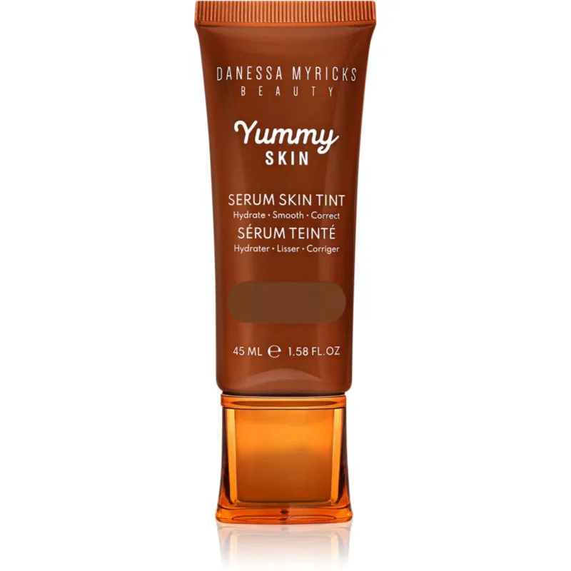Danessa Myricks Beauty Yummy Skin Serum Skin Tint ενυδατικό μεικ απ με λειαντική επίδραση απόχρωση 14 - Deep Skin with Warm Golden Undertones 45 ml