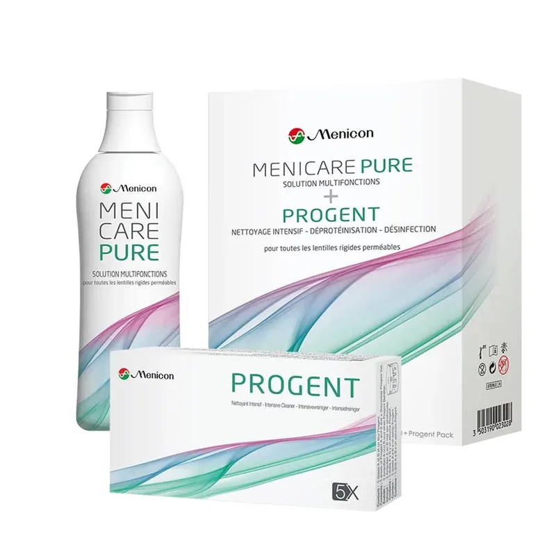 Menicon MeniCare Pure Pack Multifunction Solution + Progent