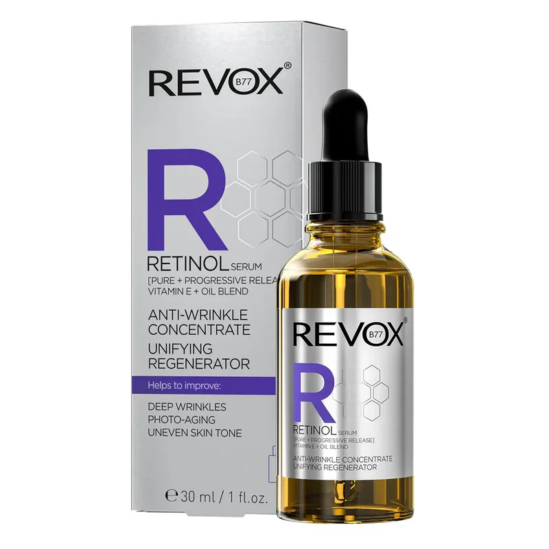 Revox B77 Retinol Serum Unifying Regenerator Αντιρυτιδικός Ορός Προσώπου με Ρετινόλη 30ml