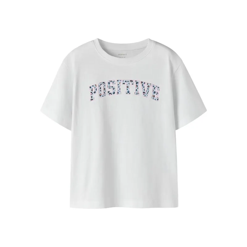 Μπλούζα μακό κορίτσι name it-13254496-Bright White/Positive