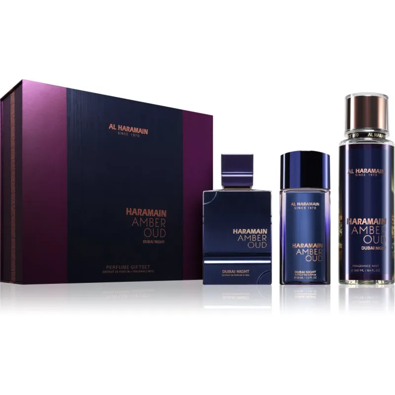 Al Haramain Amber Oud Dubai Night σετ δώρου unisex 1 τμχ