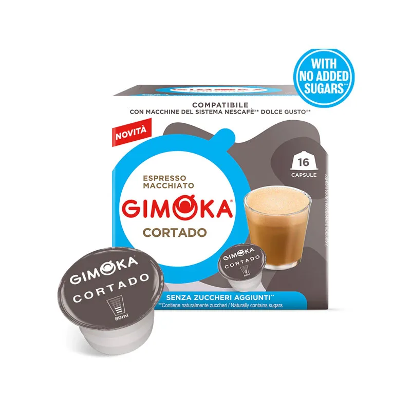 Gimoka Cortado No Added Sugars Dolce Gusto κάψουλες - 16 τεμ.