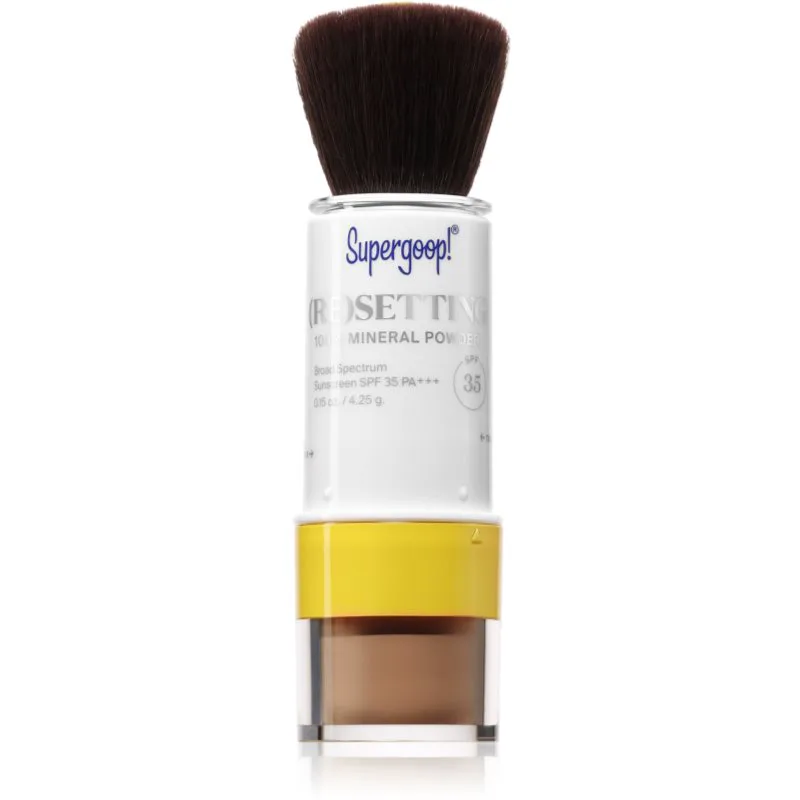 Supergoop! (Re)setting μεταλλική πούδρα SPF 35 Deep 4.25 γρ