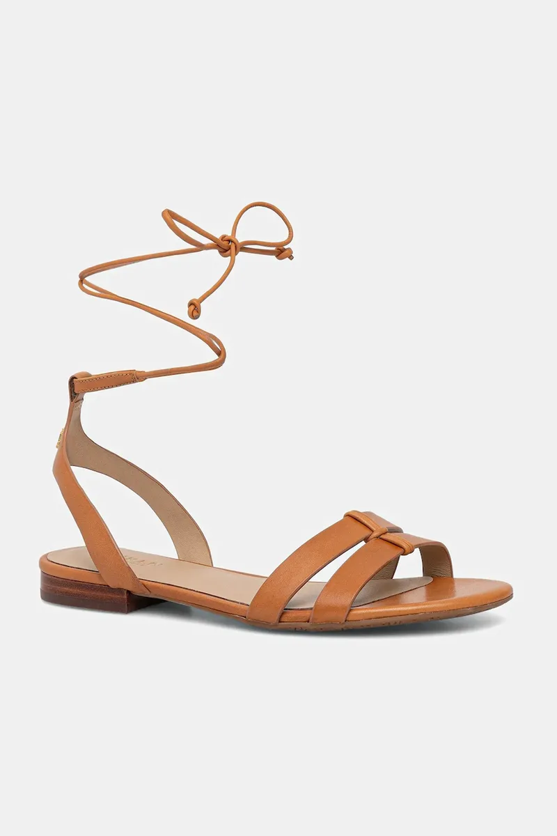 Δερμάτινα σανδάλια Lauren Ralph Lauren Paloma