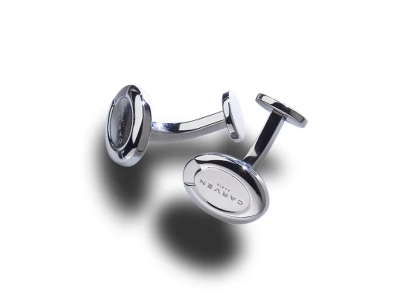 Μανικετόκουμπα Carven Οβάλ CAC746-silver Ανδρικό