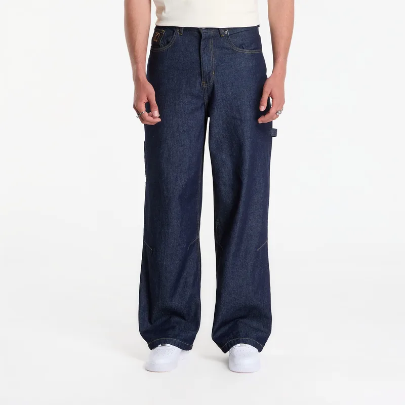 Τζιν Karl Kani Og Rinsed Relaxed Baggy Workwear Jeans Blue 34