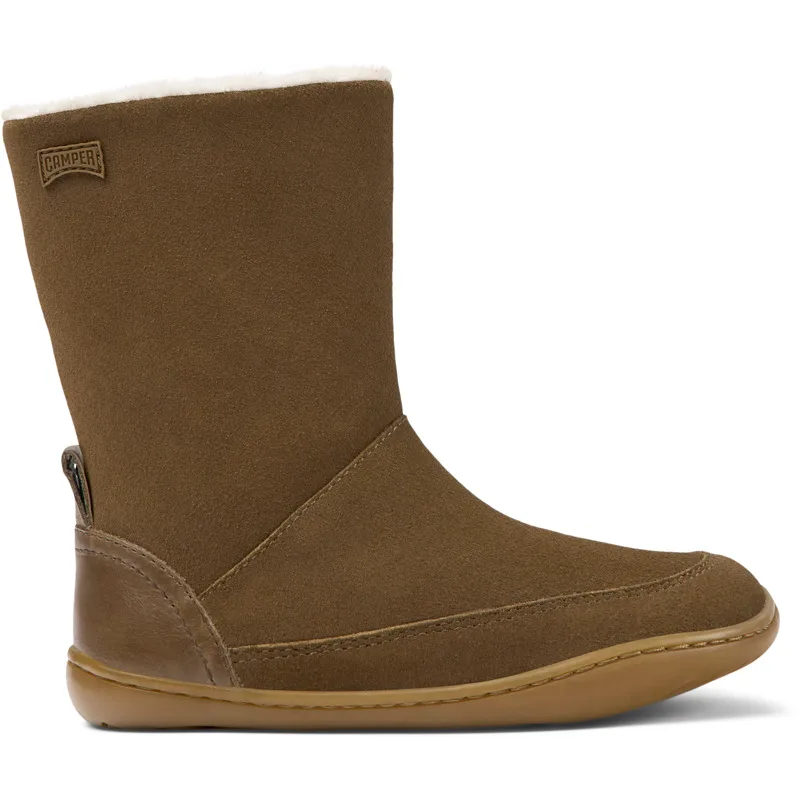 CAMPER Peu - Μπότες Για Κορίτσια - Καφέ, Μέγεθος 34, Smooth leather