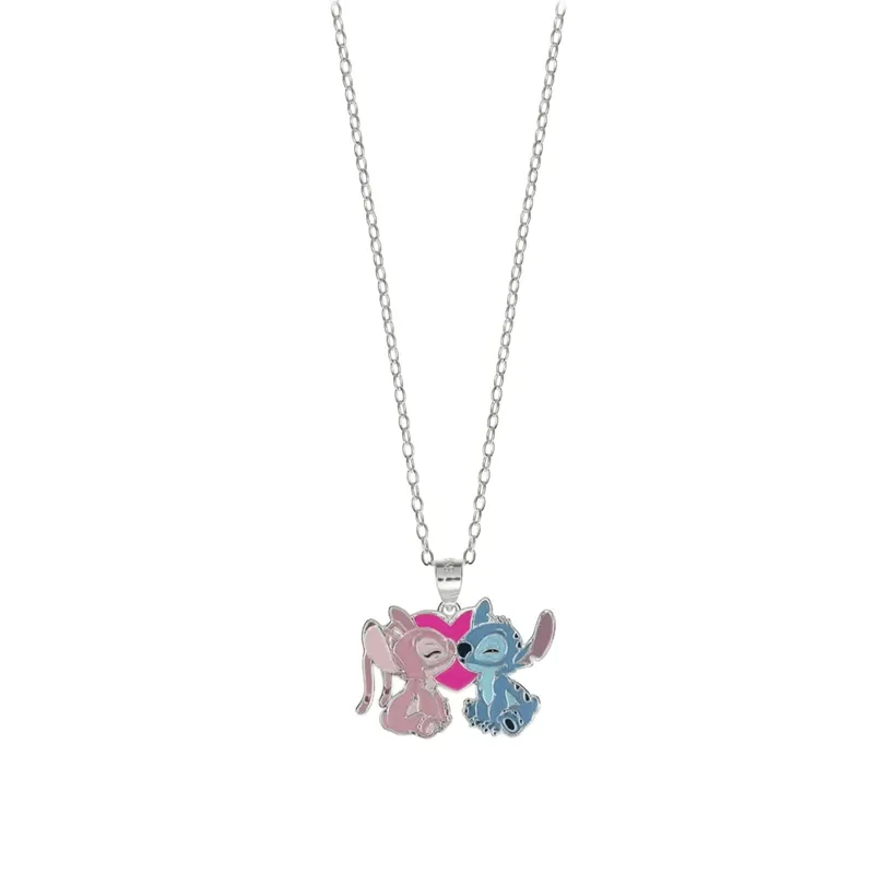 DISNEY Μενταγιόν Με τον Stitch από Ασήμι CS00040SL-P