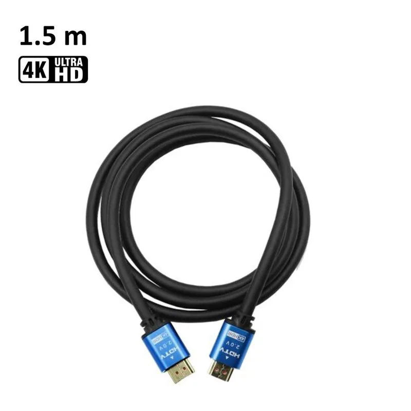 HDMI 2.0 Cable HDMI male - HDMI male 1.5m Μαύρο
