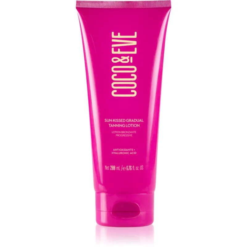 Coco & Eve Sunny Honey Sun-kissed Gradual Tanning Lotion γαλάκτωμα αυτομαυρίσματος για σταδιακό μαύρισμα με άρωμα Coco-Mango 200 ml