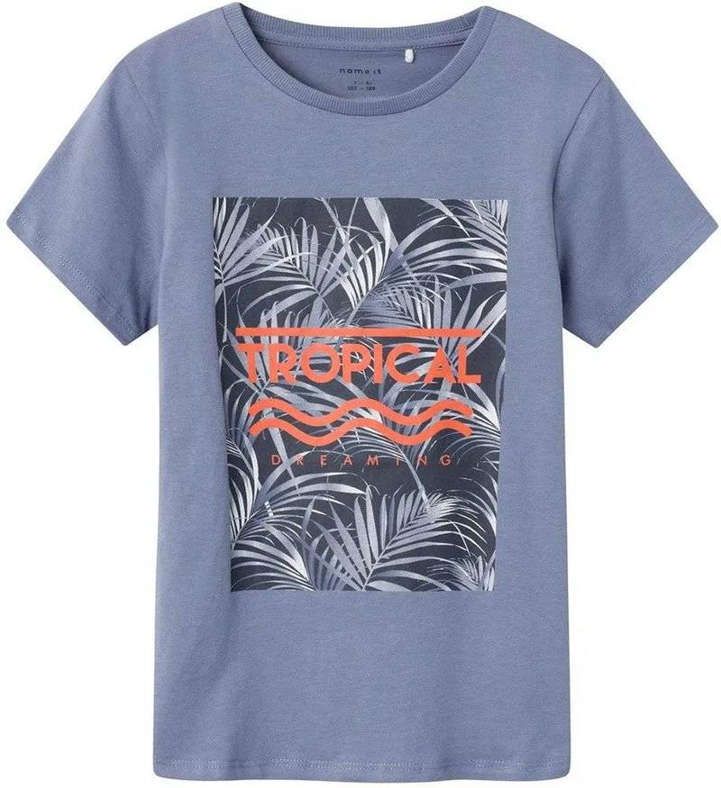 T-SHIRT NAME IT 13213248 NKMHENNE ΓΚΡΙ (122-128 CM)-(7-8 ΕΤΩΝ)
