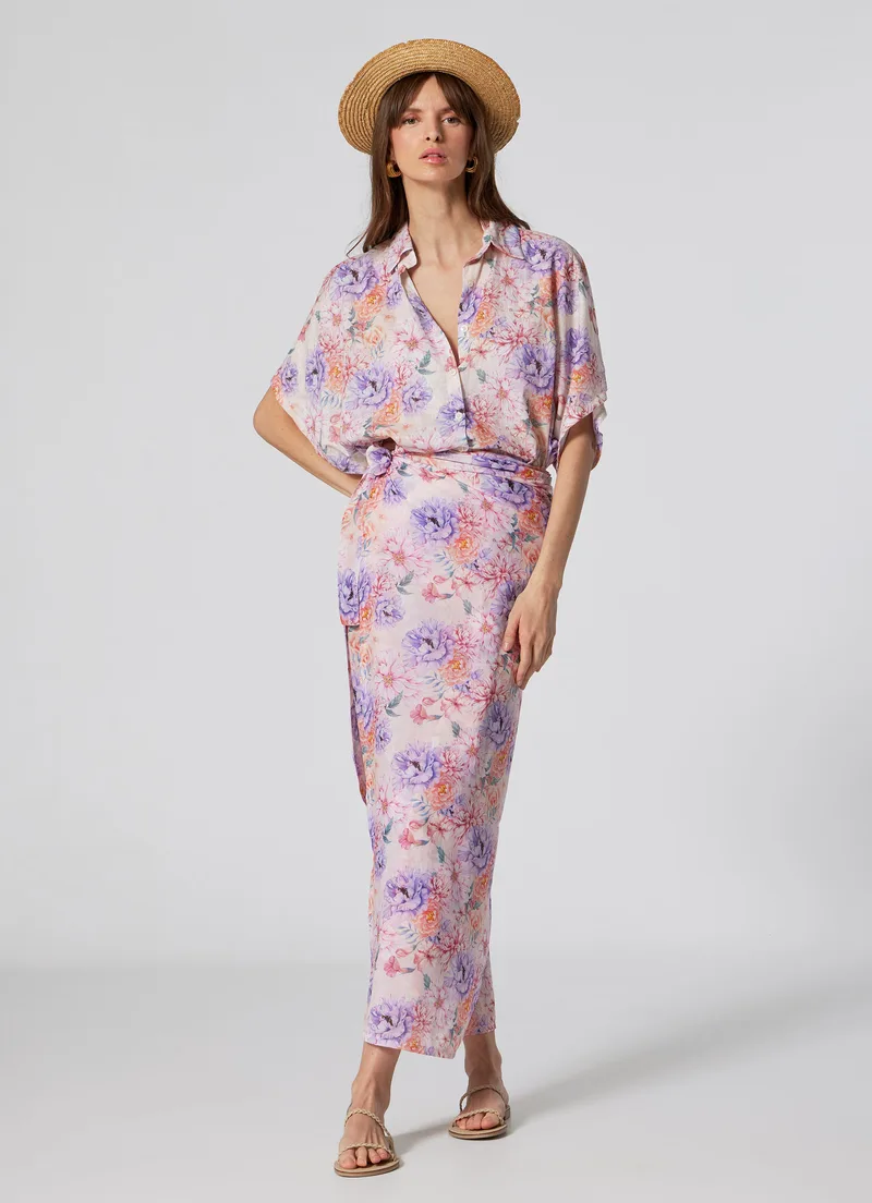 WOMEN'S LINEN SHIRT ROMANTIC